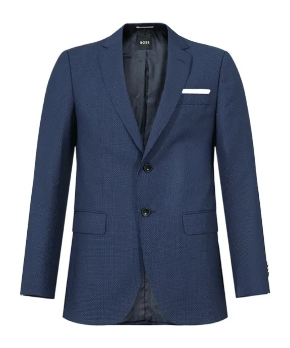 Long-Sleeved Suit Coat