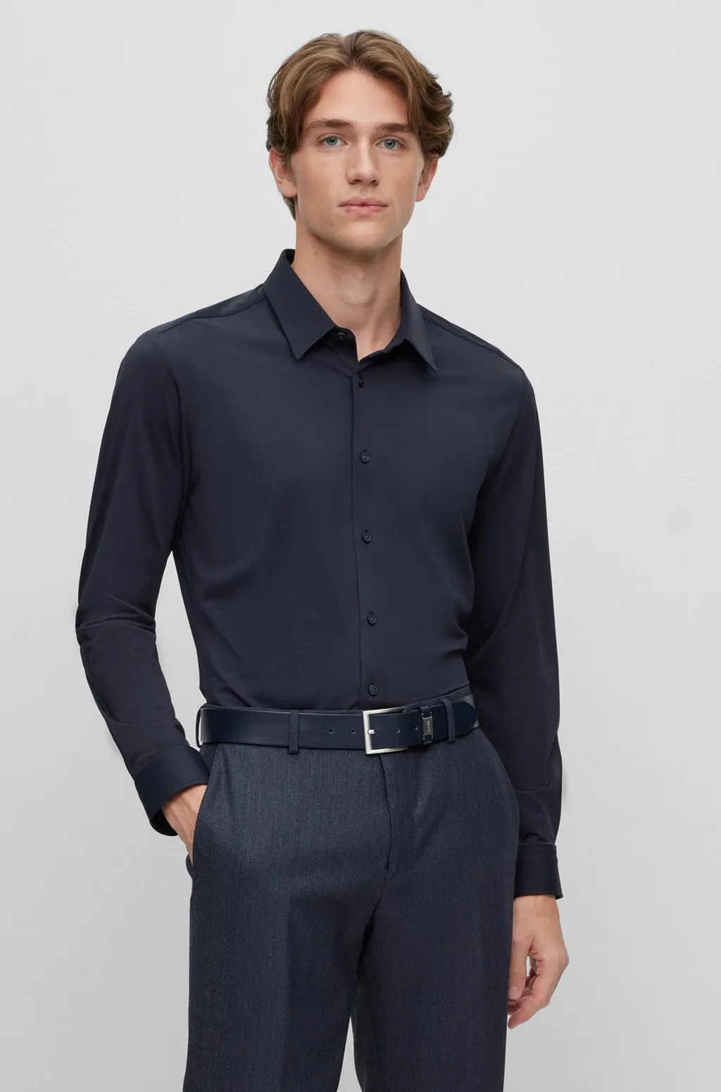 Single-Breasted Shirt