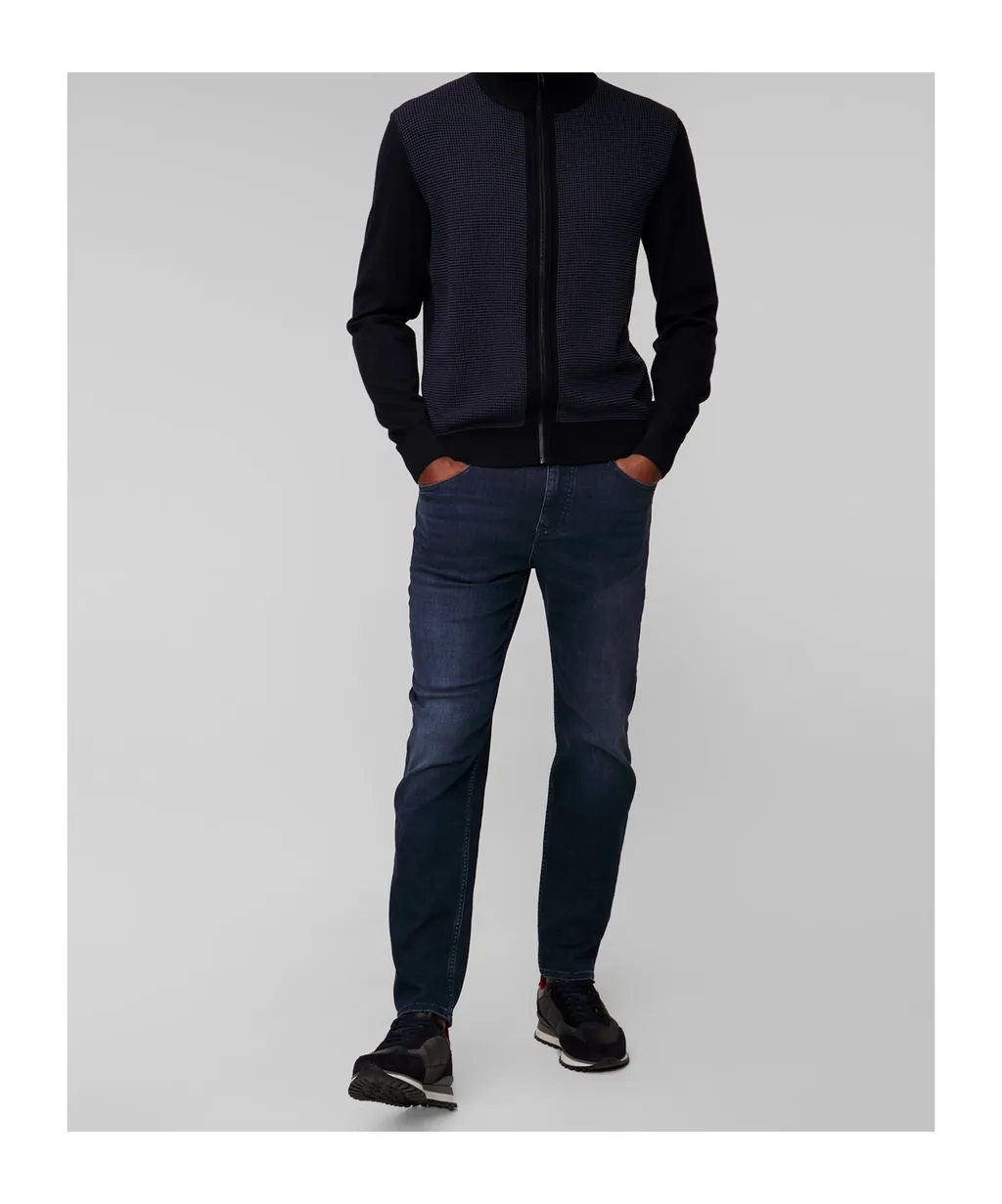 Zip-Up Knitted Cardigan