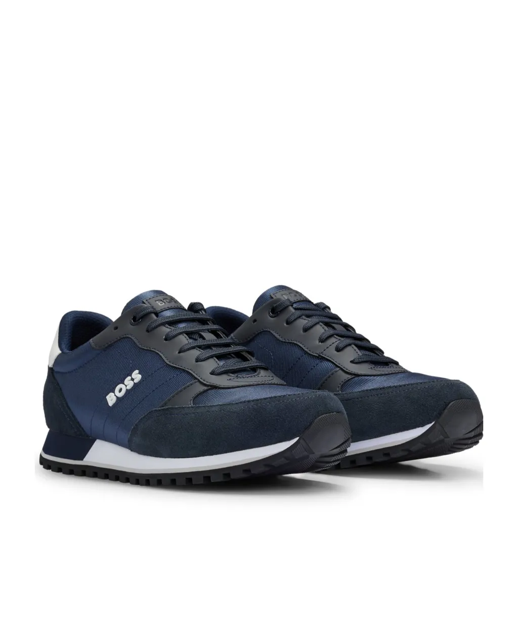 Logo-Appliqué Panelled Sneakers