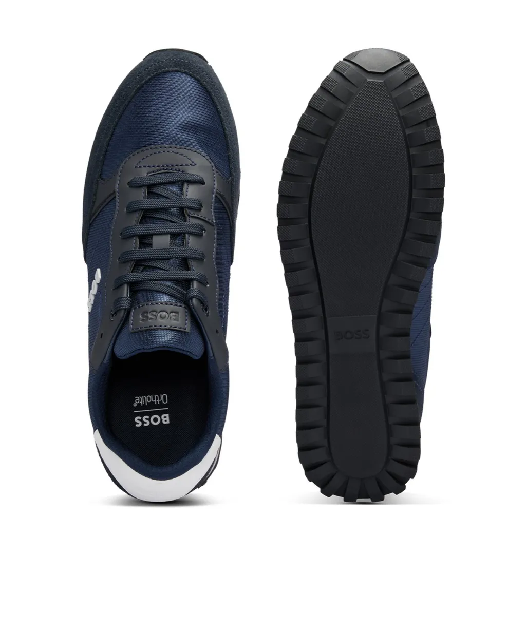 Logo-Appliqué Panelled Sneakers