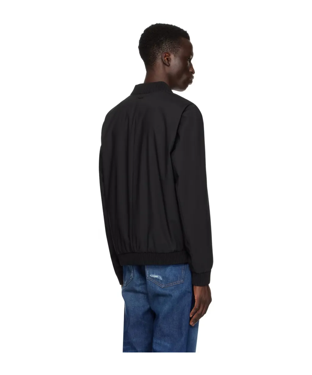 Right-Collar Zipper Casual Jacket