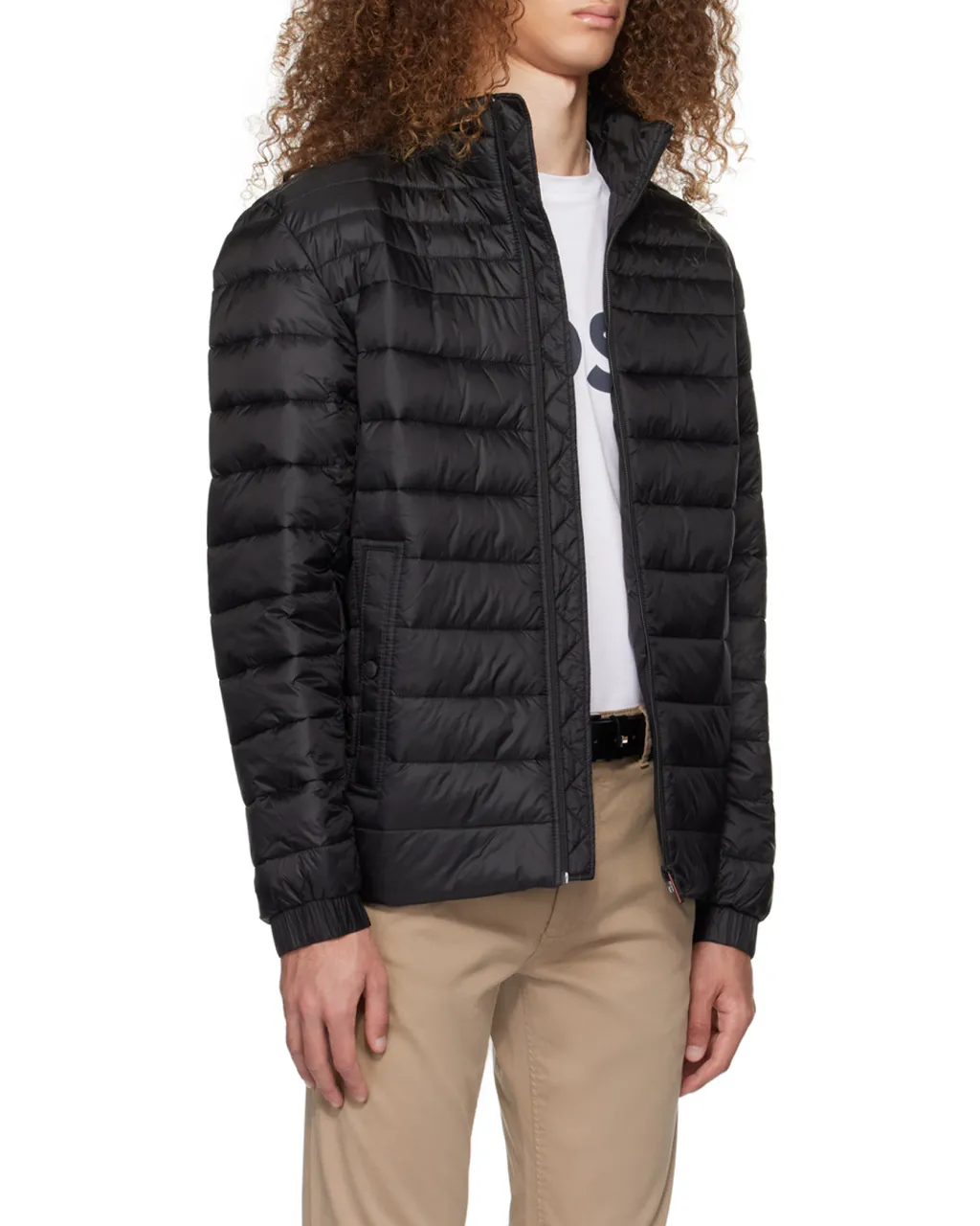 Quilted Padded Zip-Up Jacket