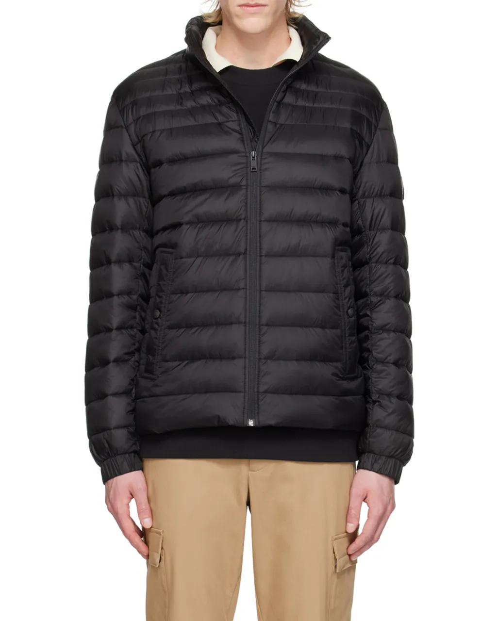 Quilted Padded Zip-Up Jacket