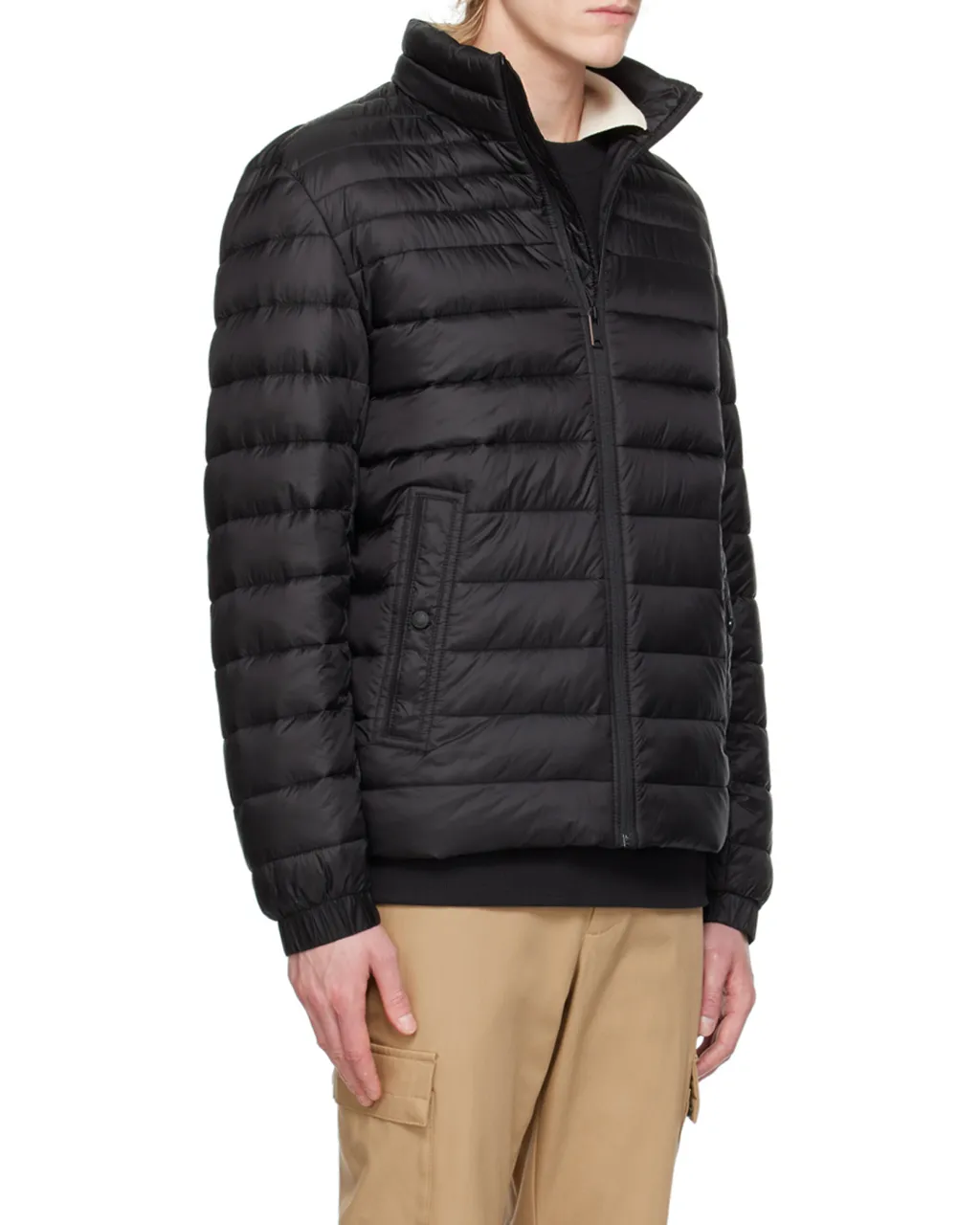 Quilted Padded Zip-Up Jacket