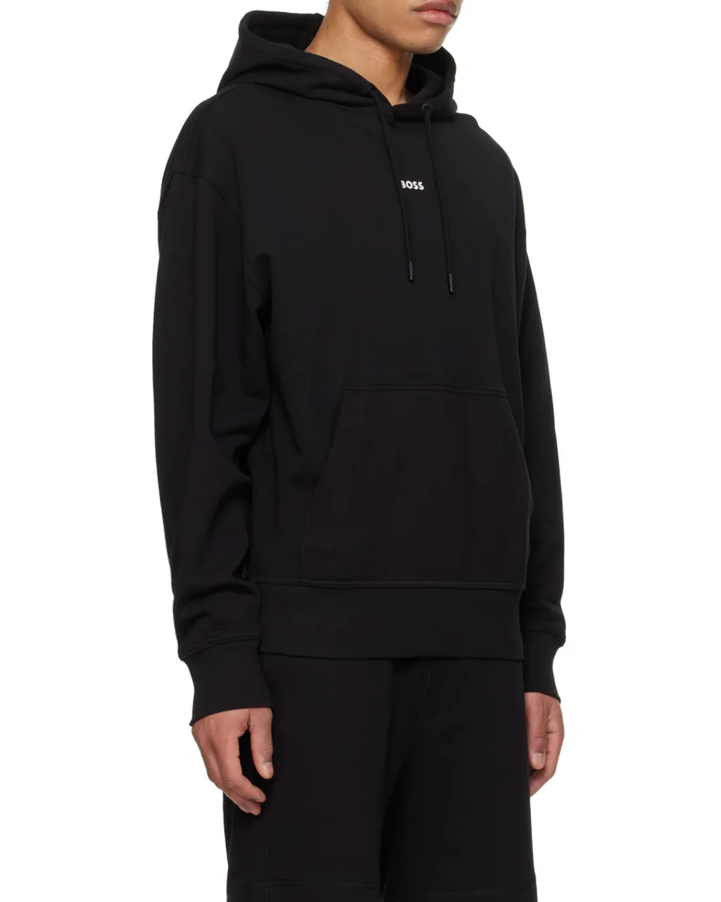 Logo-Rubberised Cotton Hoodie