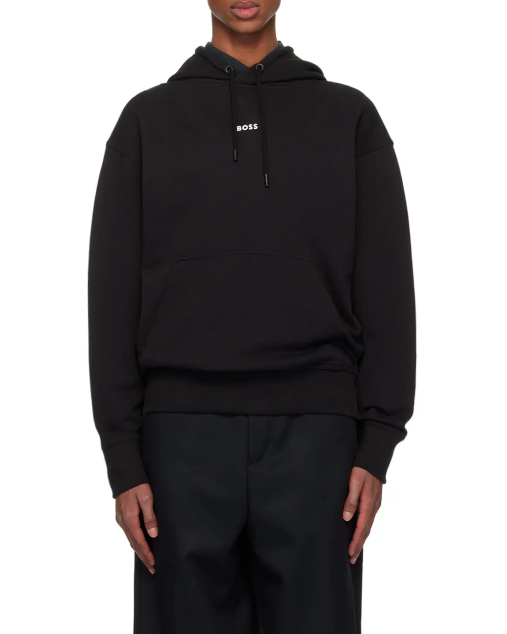 Logo-Rubberised Cotton Hoodie