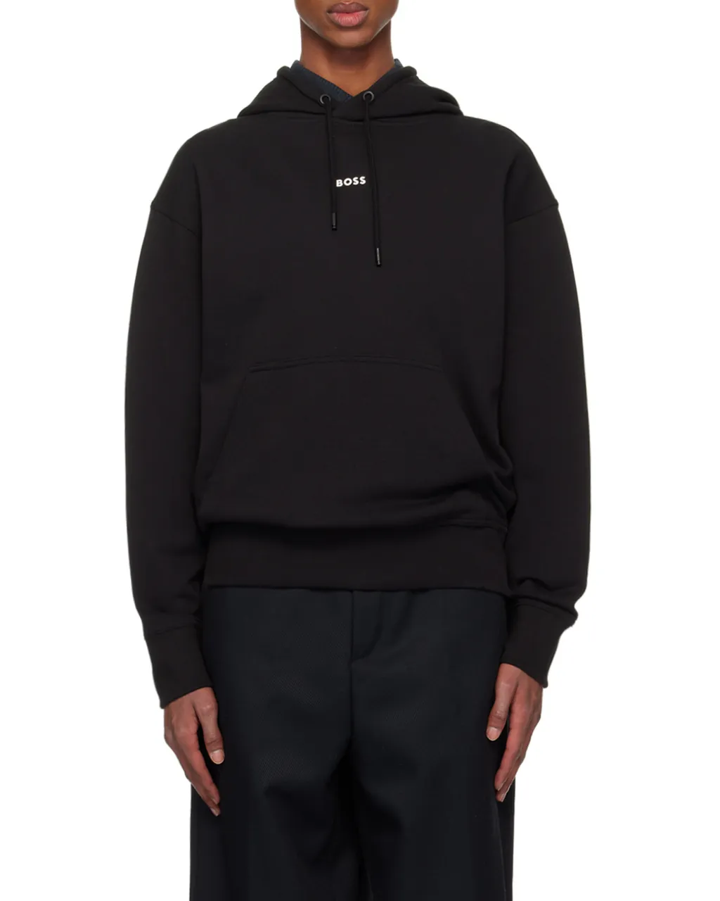Logo-Rubberised Cotton Hoodie