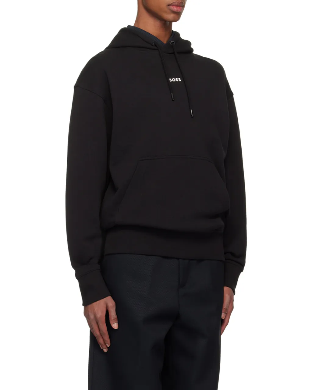 Logo-Rubberised Cotton Hoodie