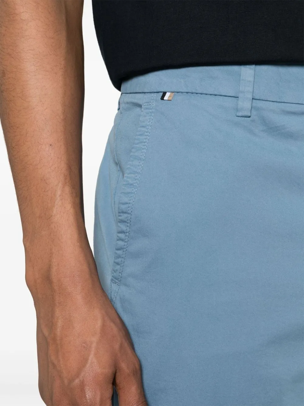 Button Detailed Straight Leg Pants