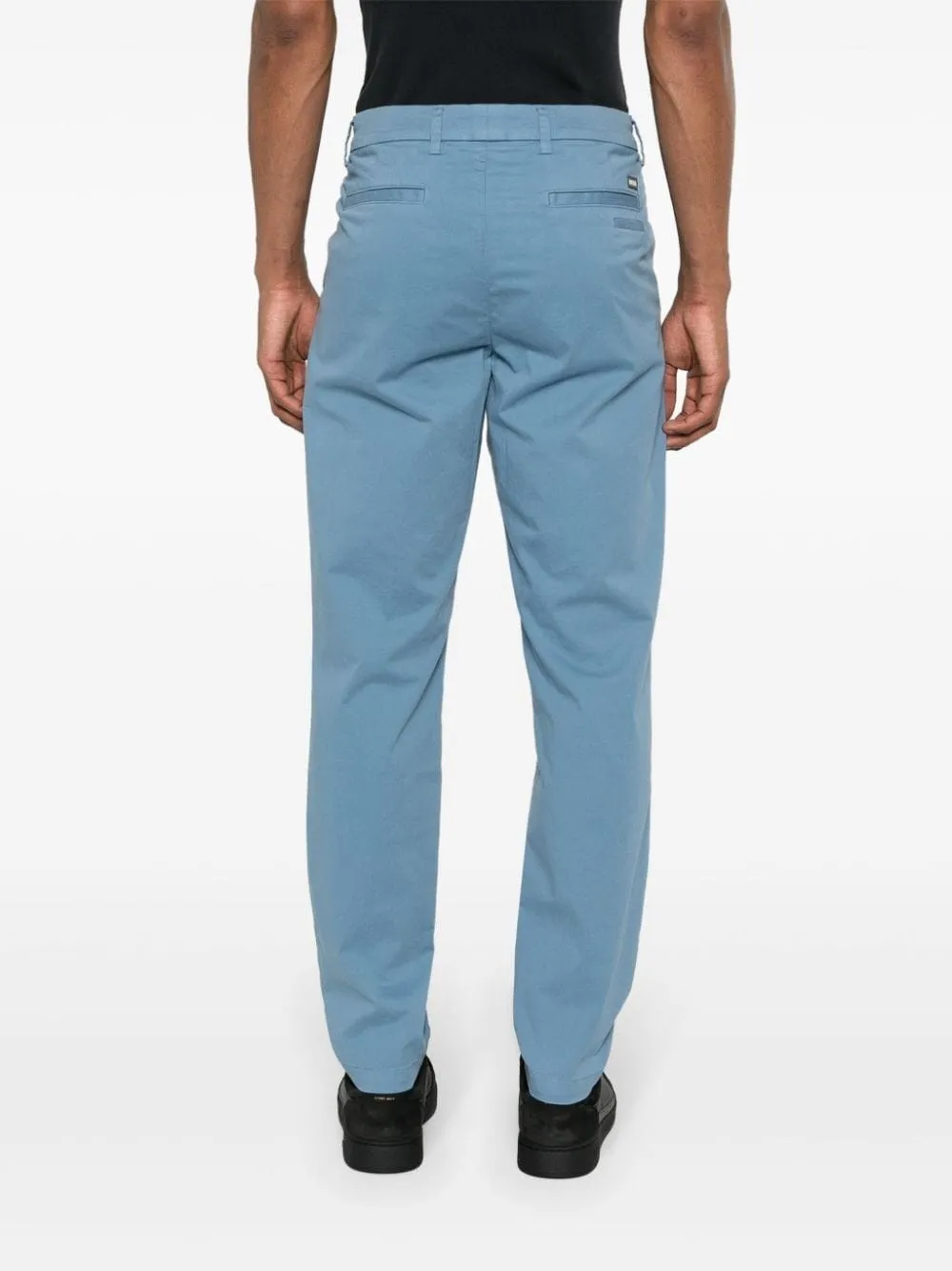Button Detailed Straight Leg Pants