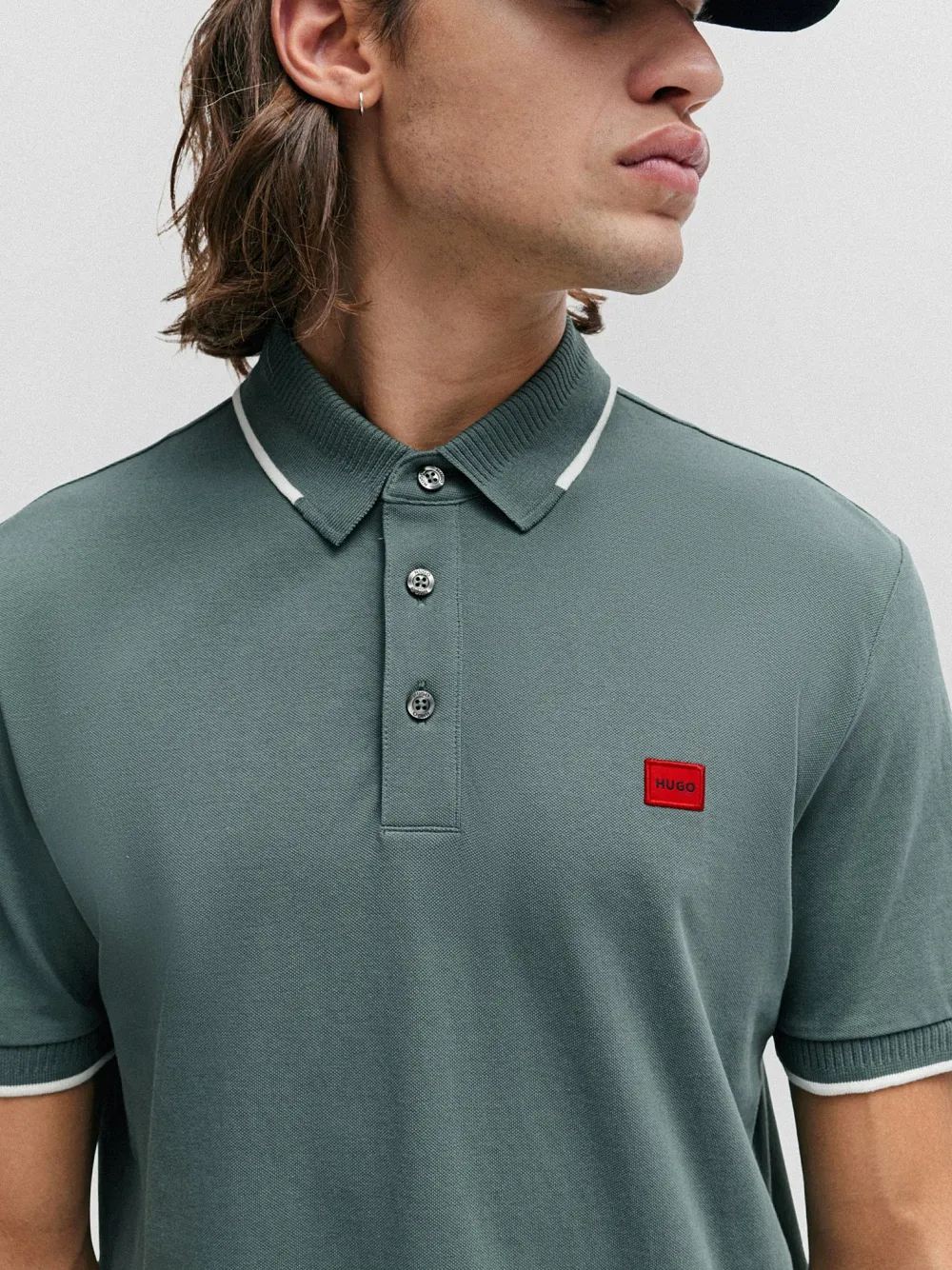 Logo Lapel Polo Shirt