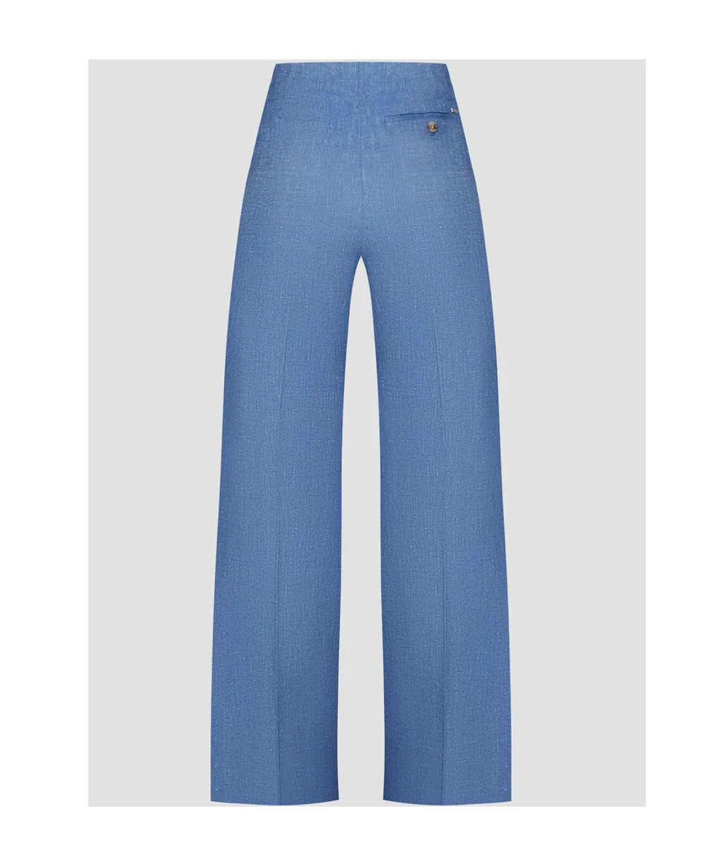 High-Waist Wide-Leg Trousers