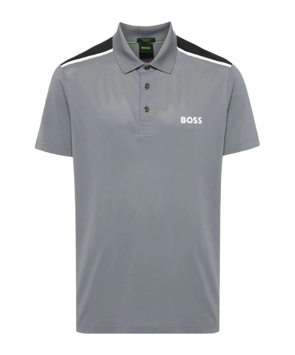 Logo Print Short-Sleeved Polo Shirt