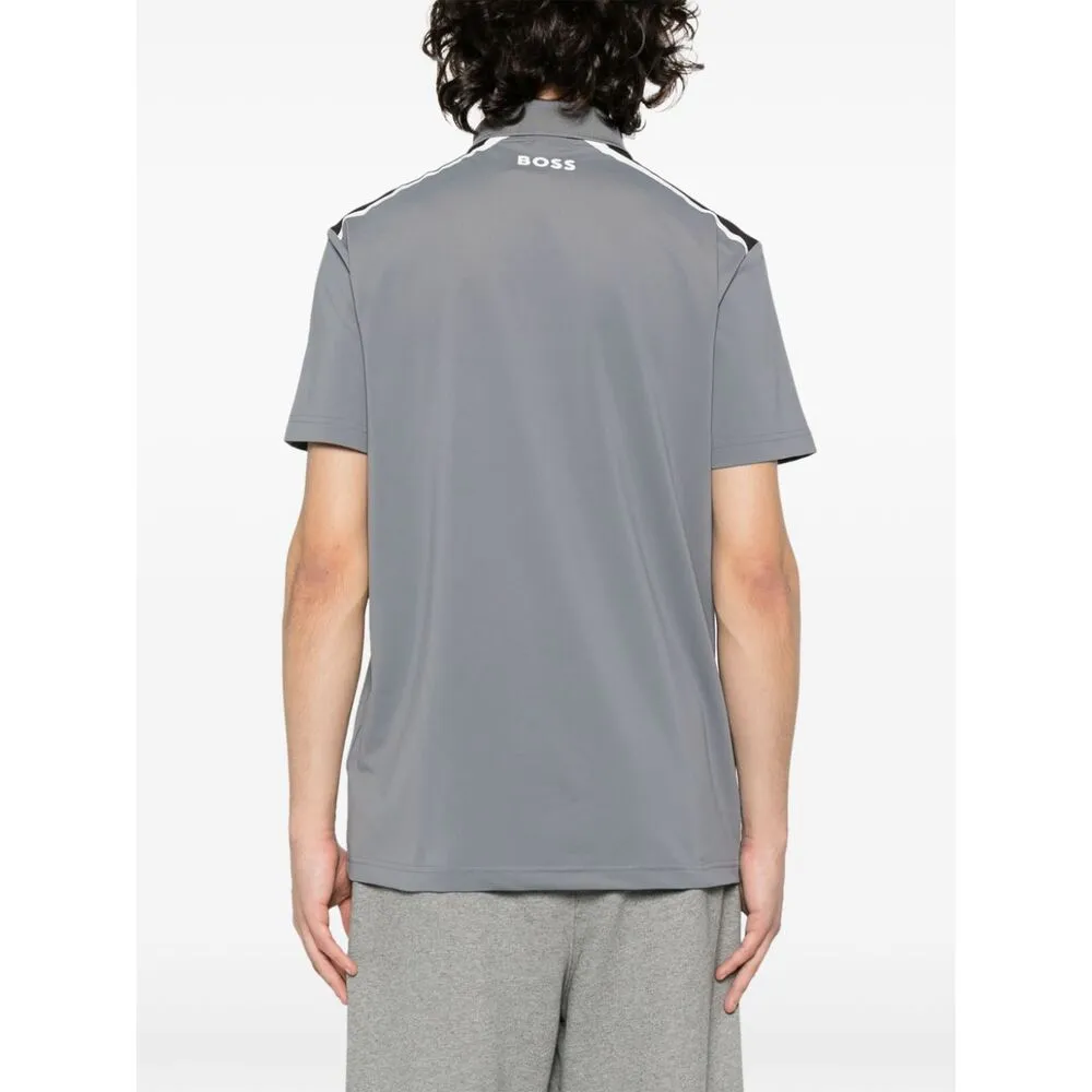 Logo Print Short-Sleeved Polo Shirt