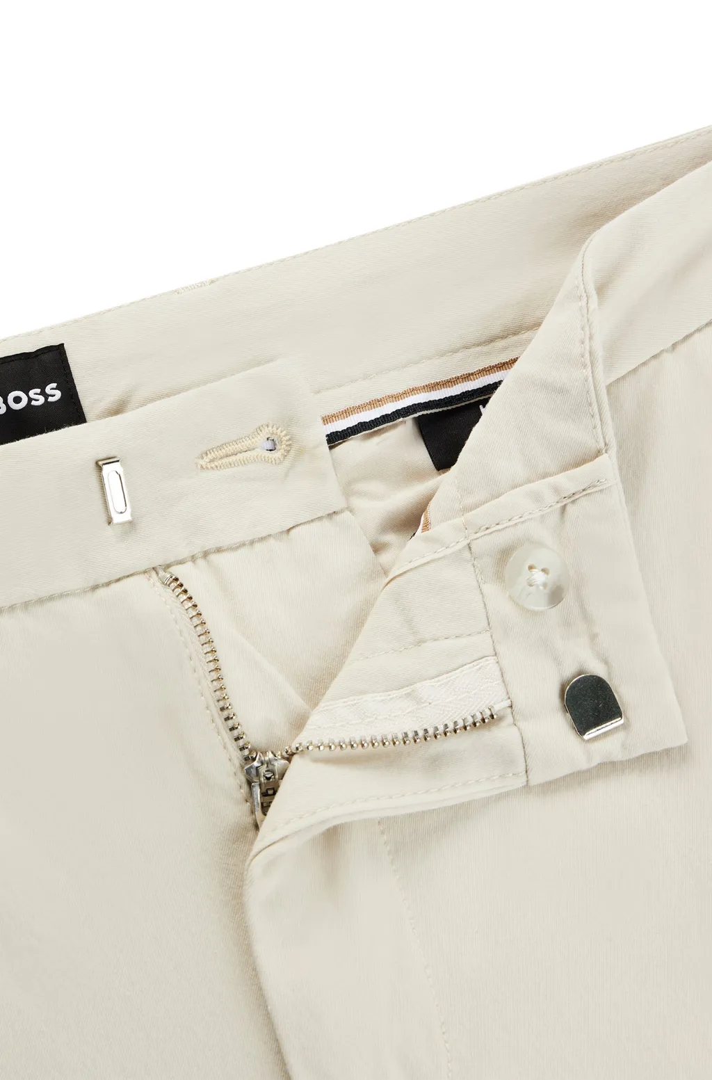Mid-Cut Slim Trousers