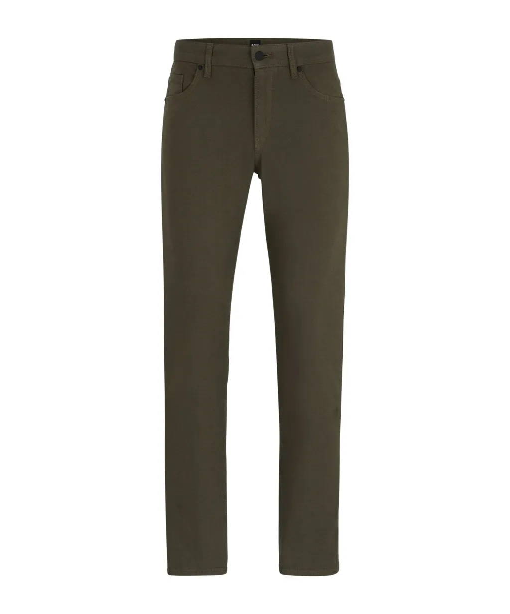 Slim-Cut Cotton Jeans