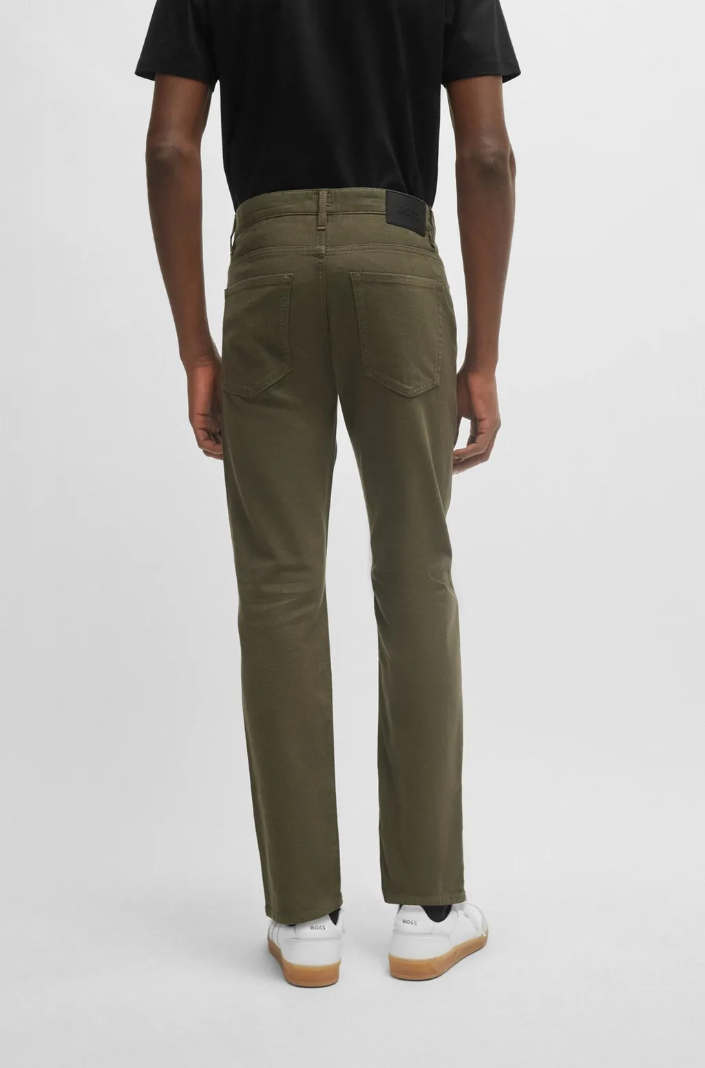 Slim-Cut Cotton Jeans