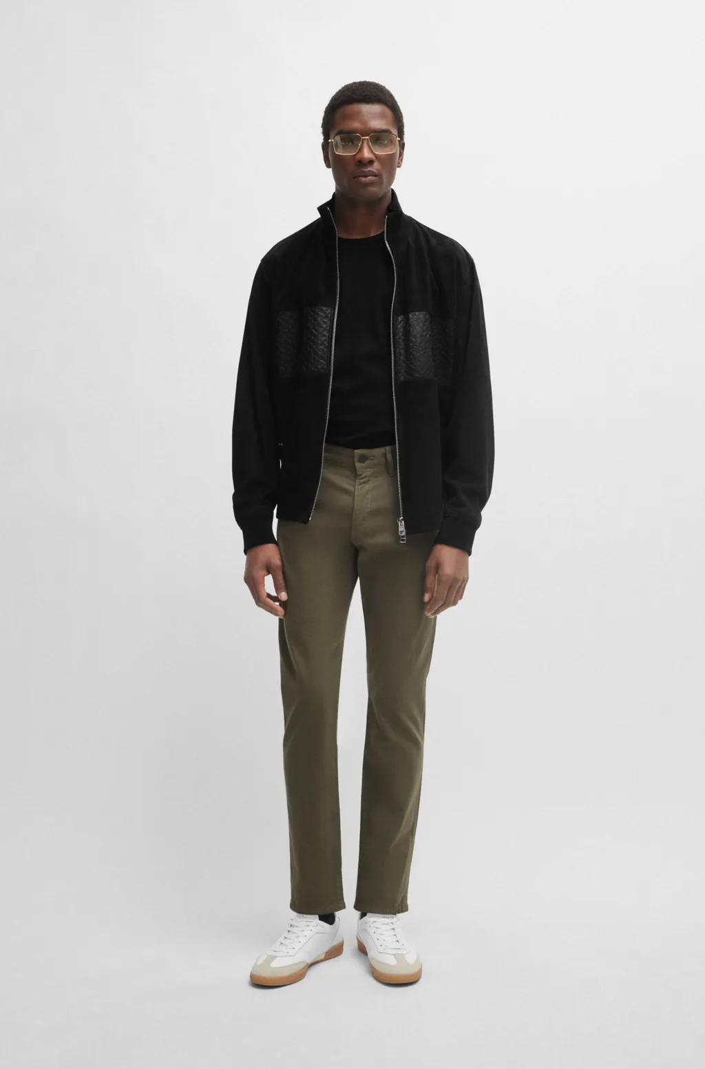 Slim-Cut Cotton Jeans