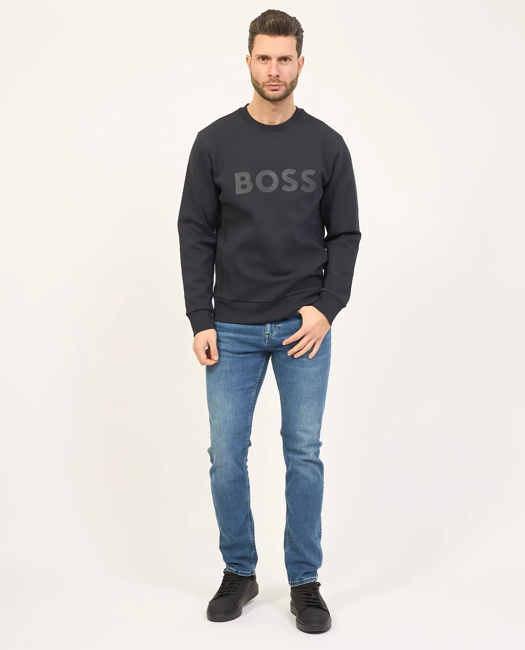 Logo Printed Crewneck Sweatshirt
