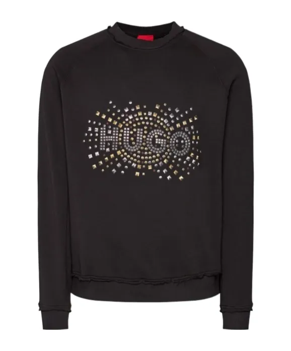 Logo-Studded Cotton Sweatshirt