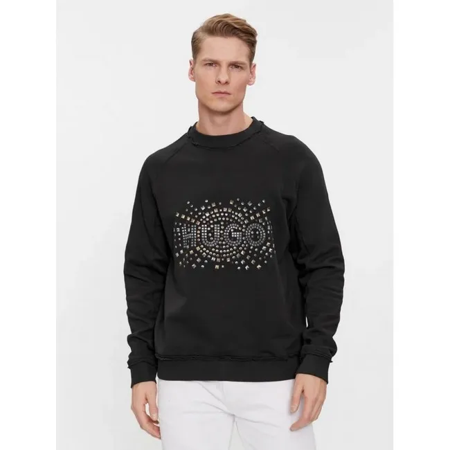Logo-Studded Cotton Sweatshirt