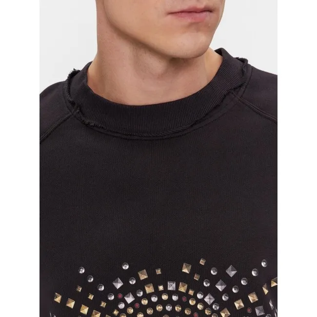 Logo-Studded Cotton Sweatshirt