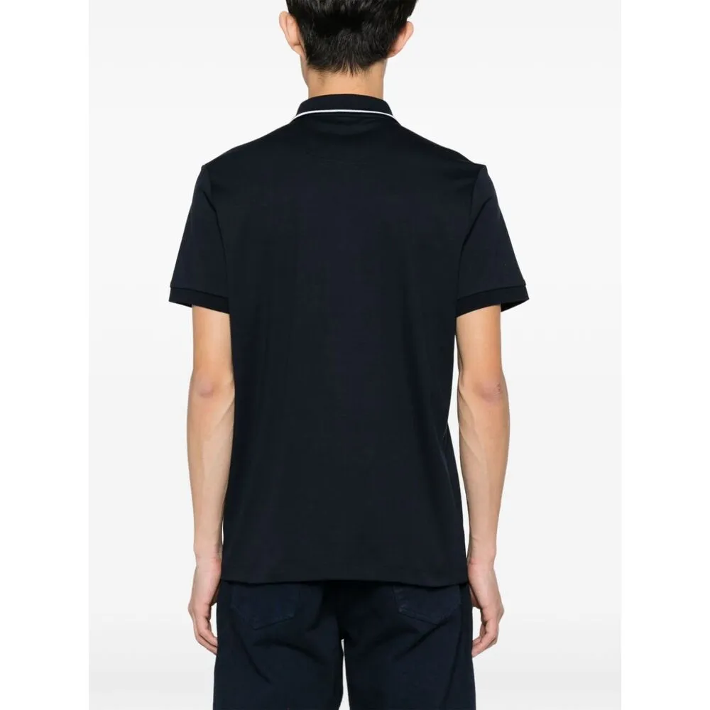 Collar Graphics Slim Fit Polo Shirt