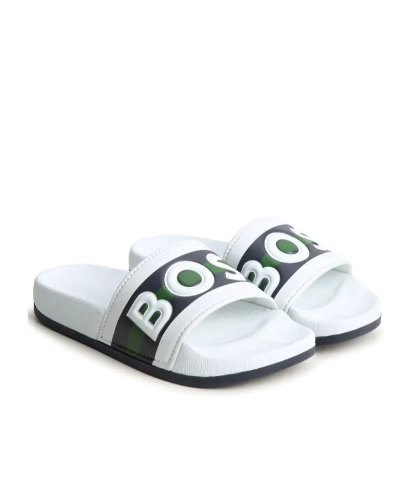 Embossed-Logo Slides