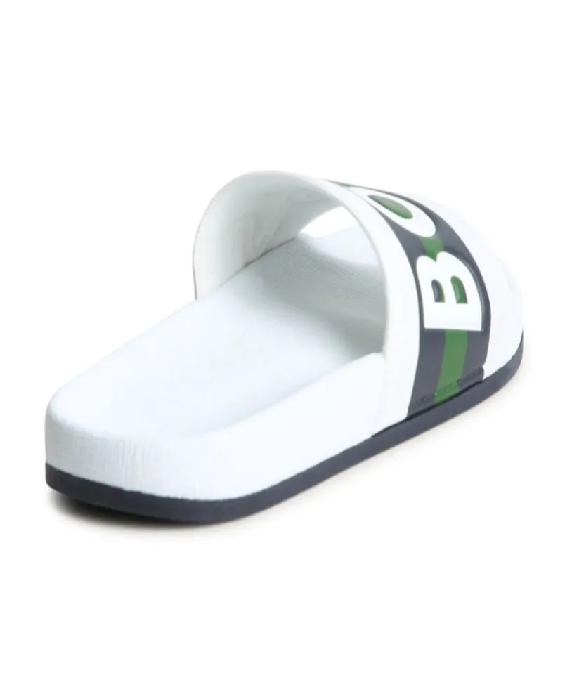 Embossed-Logo Slides