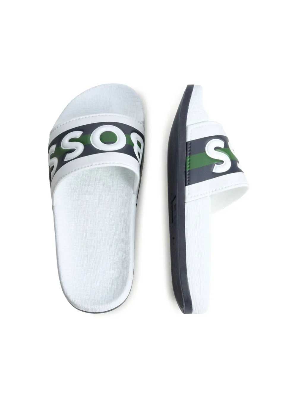 Embossed-Logo Slides