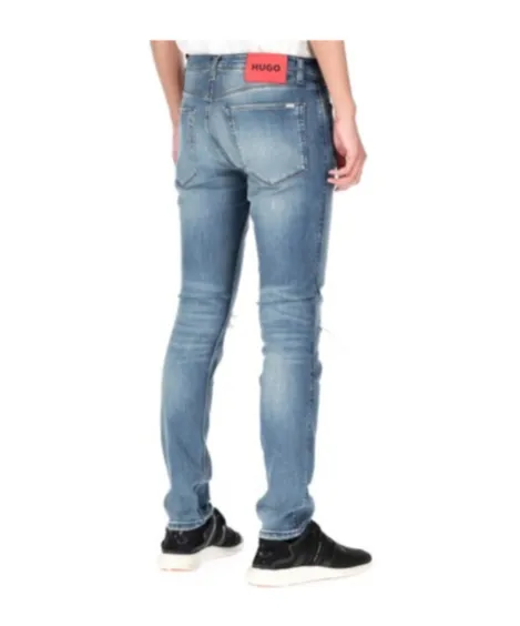 Ripped Low-Rise Skinny Jeans