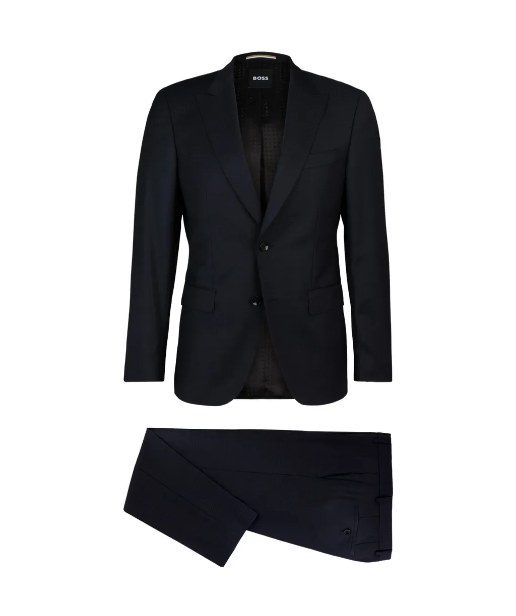 Single-Breasted Virgin Wool Suit