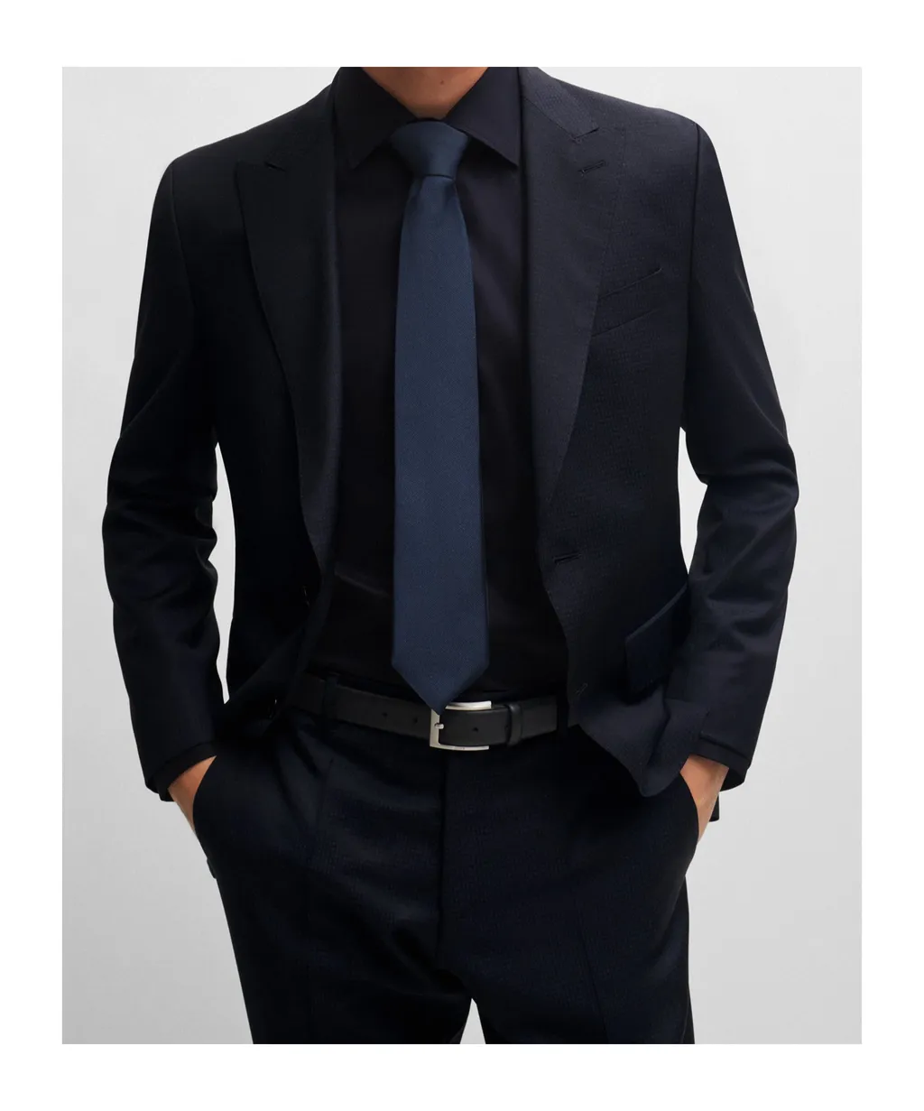Single-Breasted Virgin Wool Suit