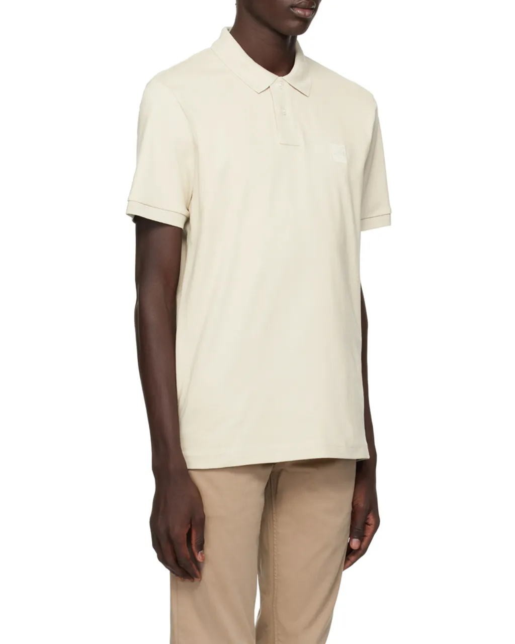 Logo Patch Short Sleeved Polo Shirt