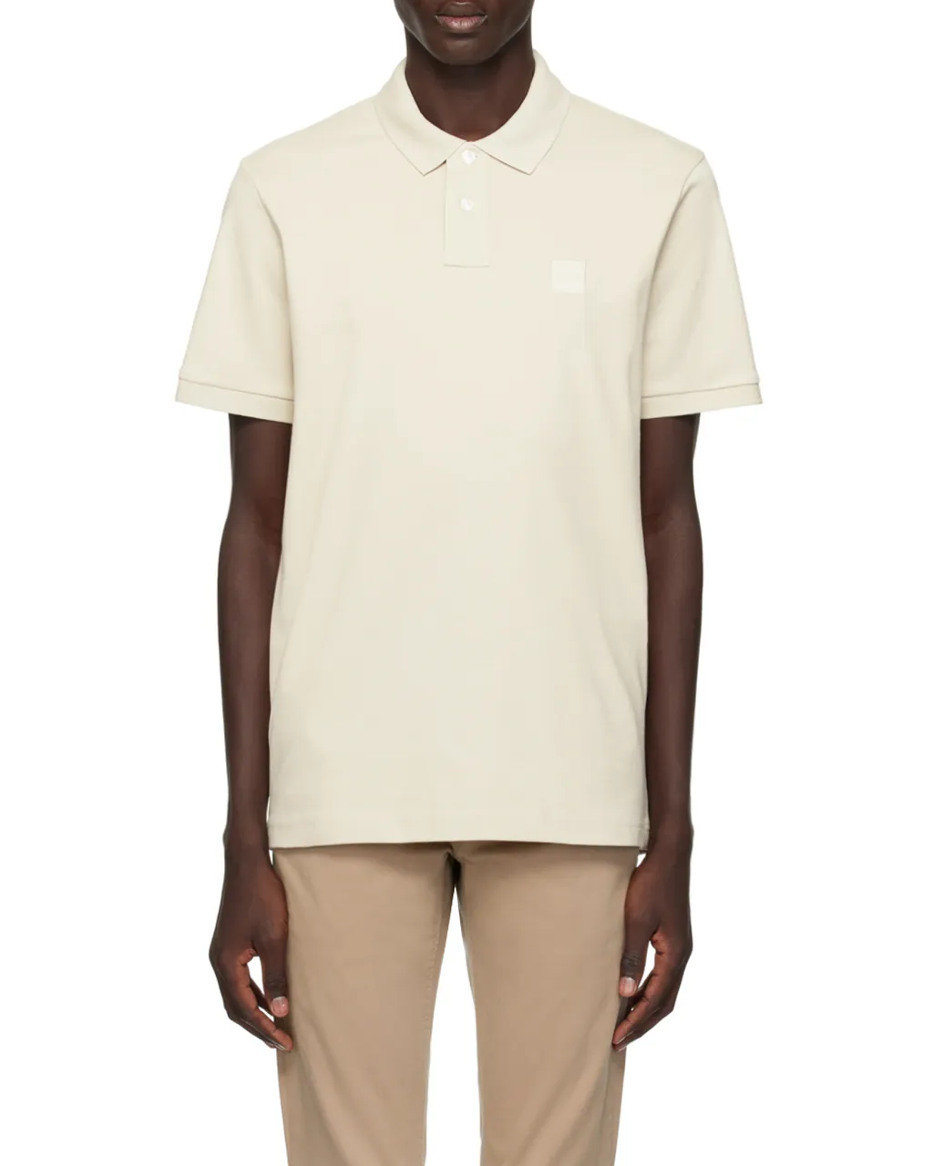 Logo Patch Short Sleeved Polo Shirt