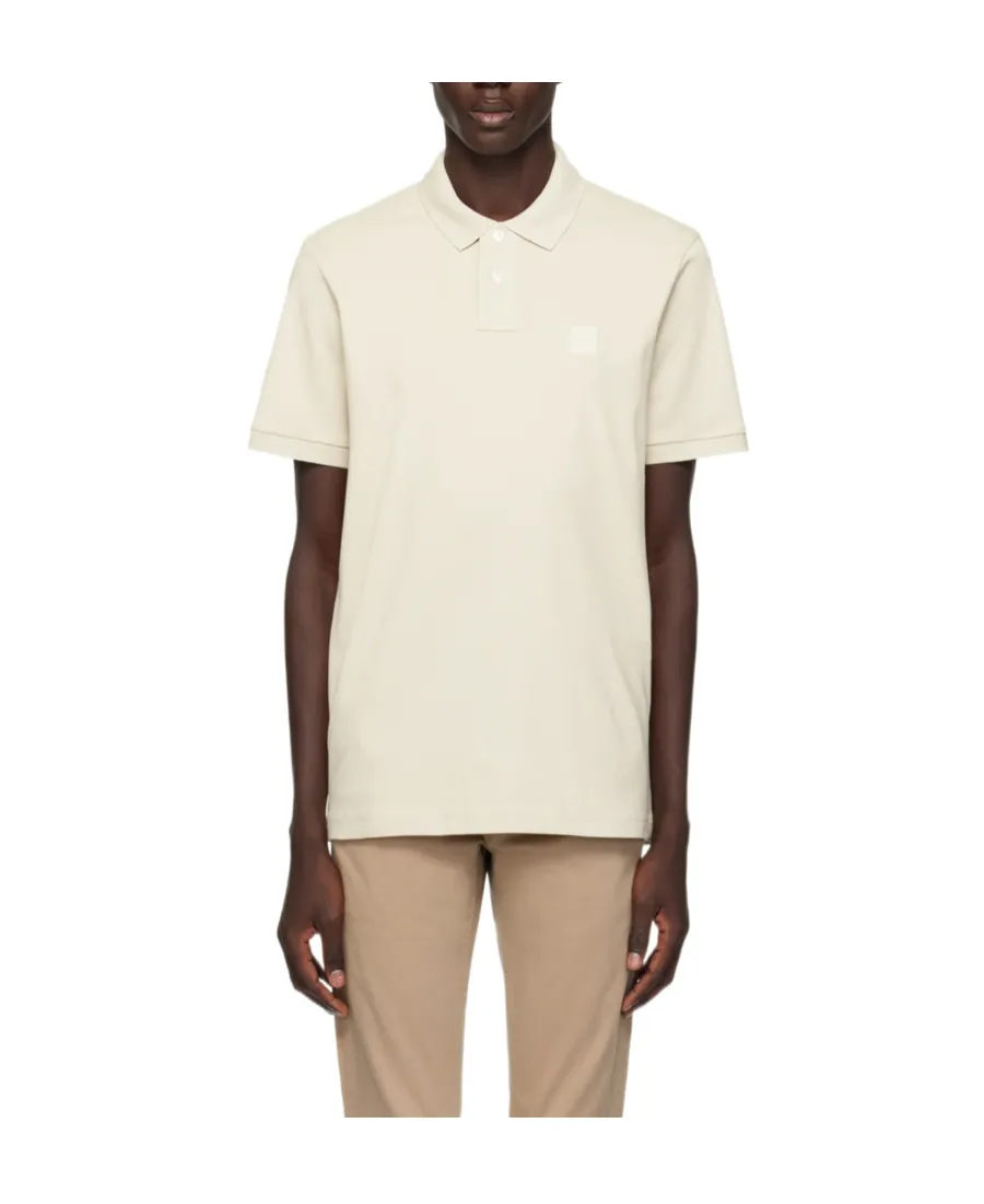 Logo Patch Short Sleeved Polo Shirt