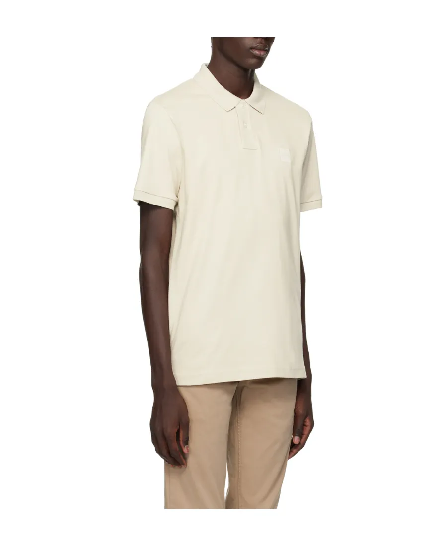Logo Patch Short Sleeved Polo Shirt