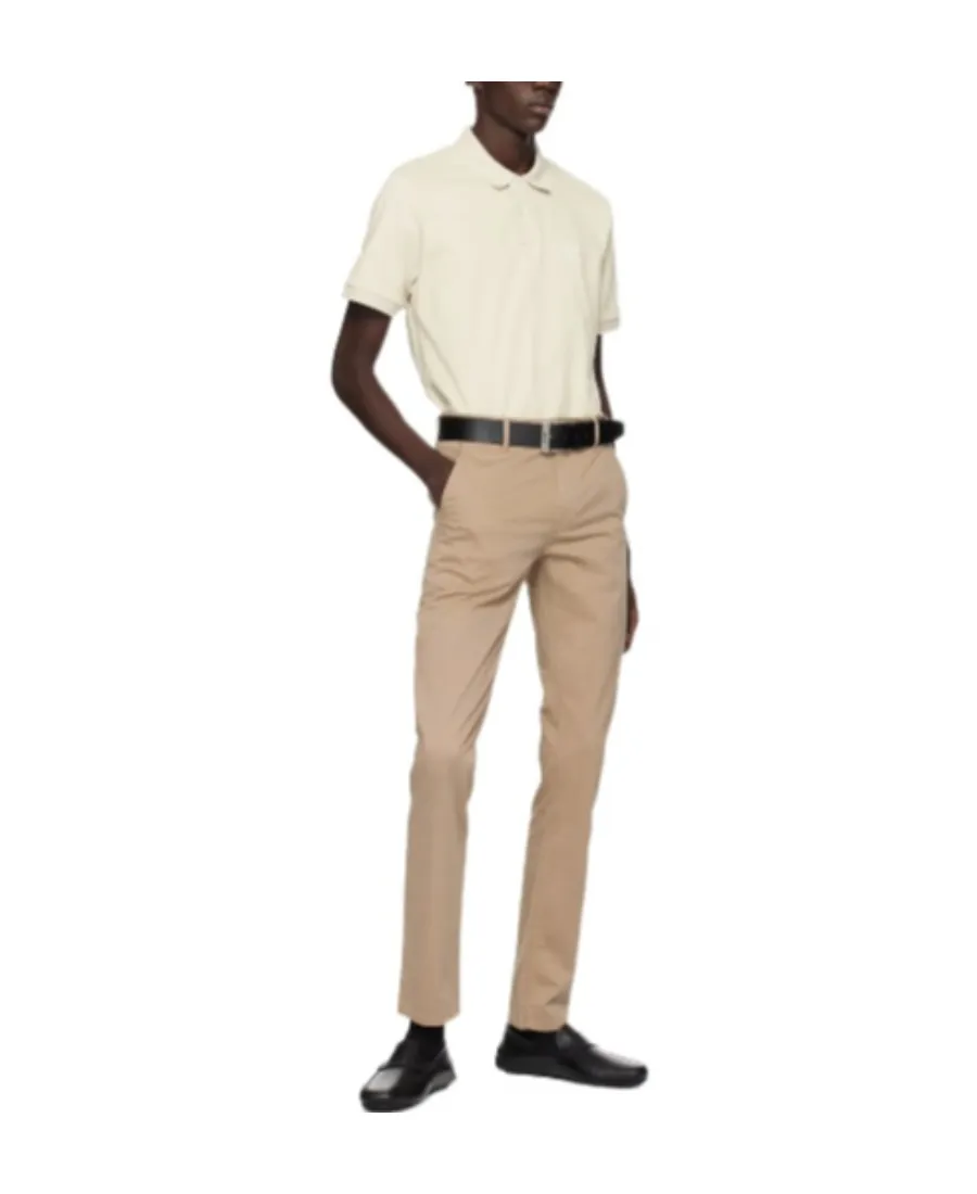 Logo Patch Short Sleeved Polo Shirt