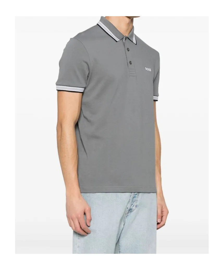 Logo-Print Cotton Polo Shirt