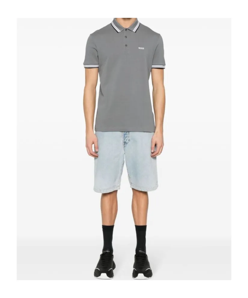 Logo-Print Cotton Polo Shirt
