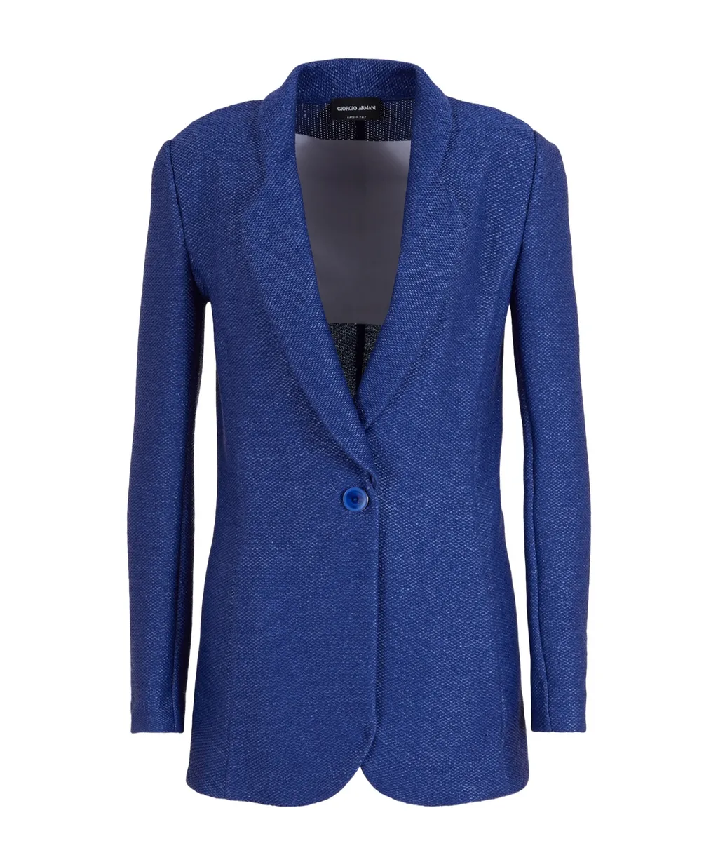 Patterned Jacquard Blazer