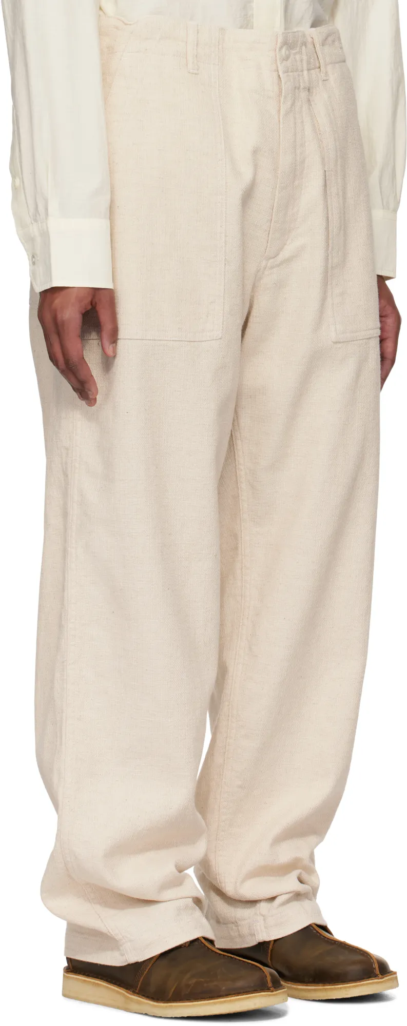 Casual Pants With Belt Loops