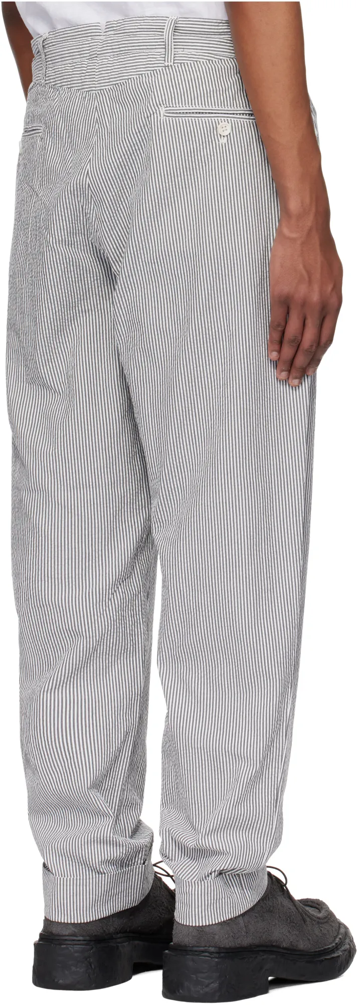 Casual Pants With Belt Loops