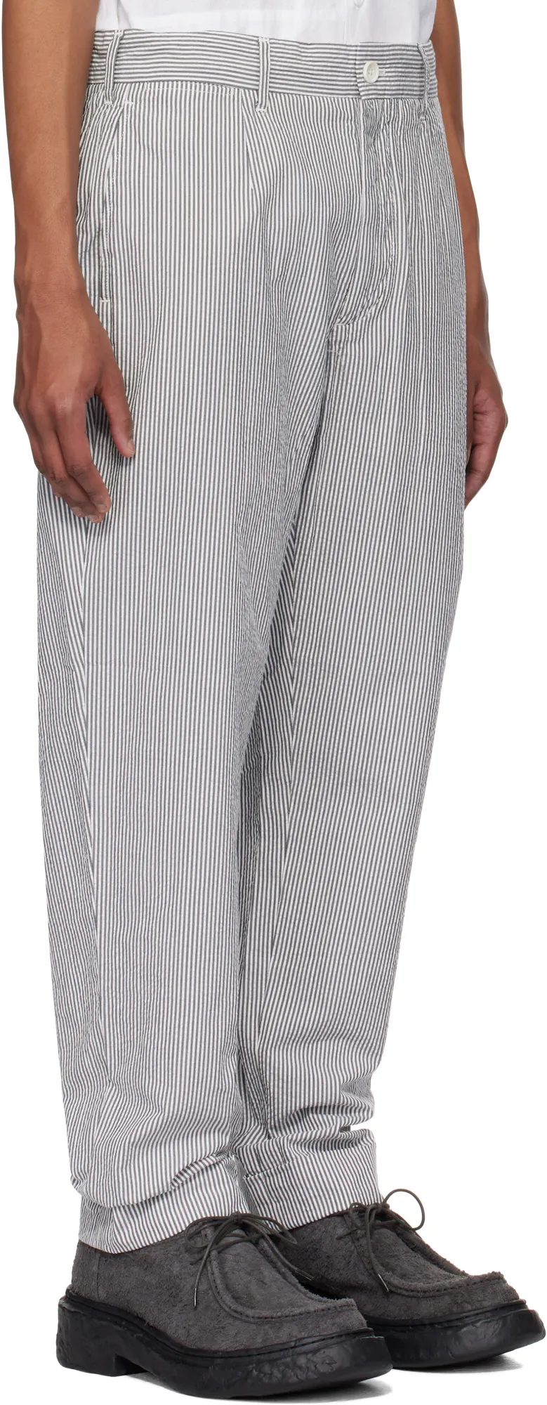Casual Pants With Belt Loops