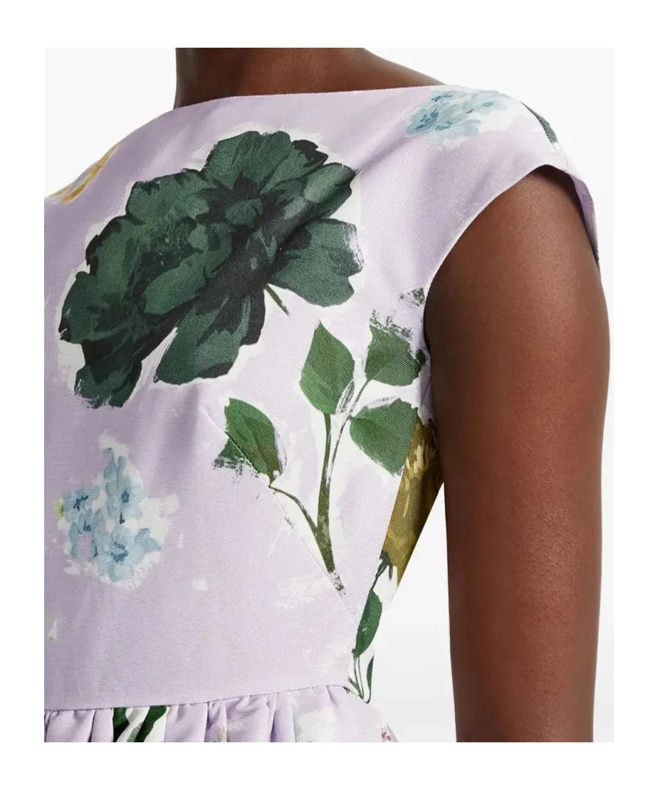 Boat-Neck Midi Dress