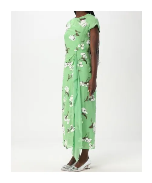 Embellished Chiffon Midi Dress