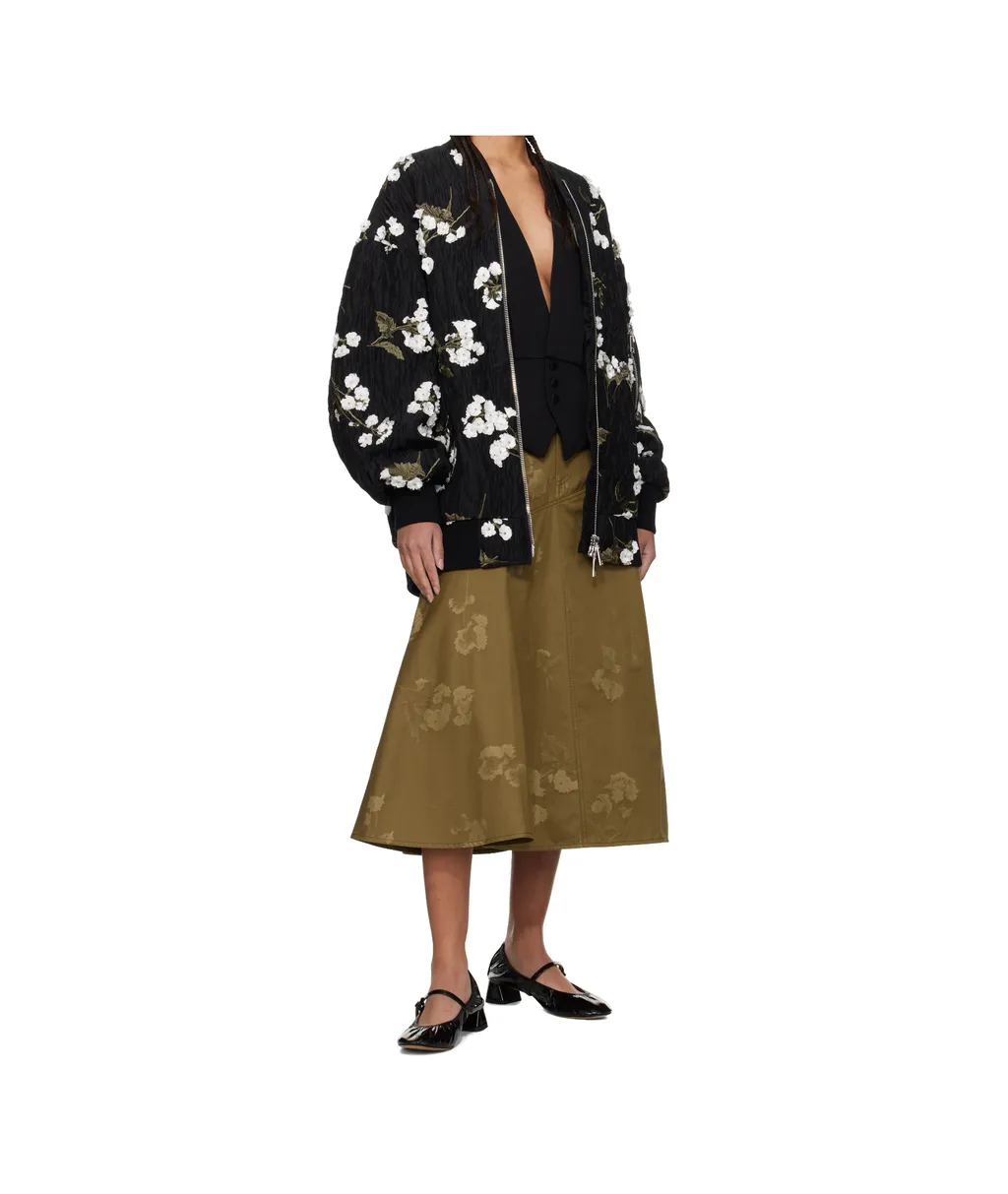 Drape Midi Skirt