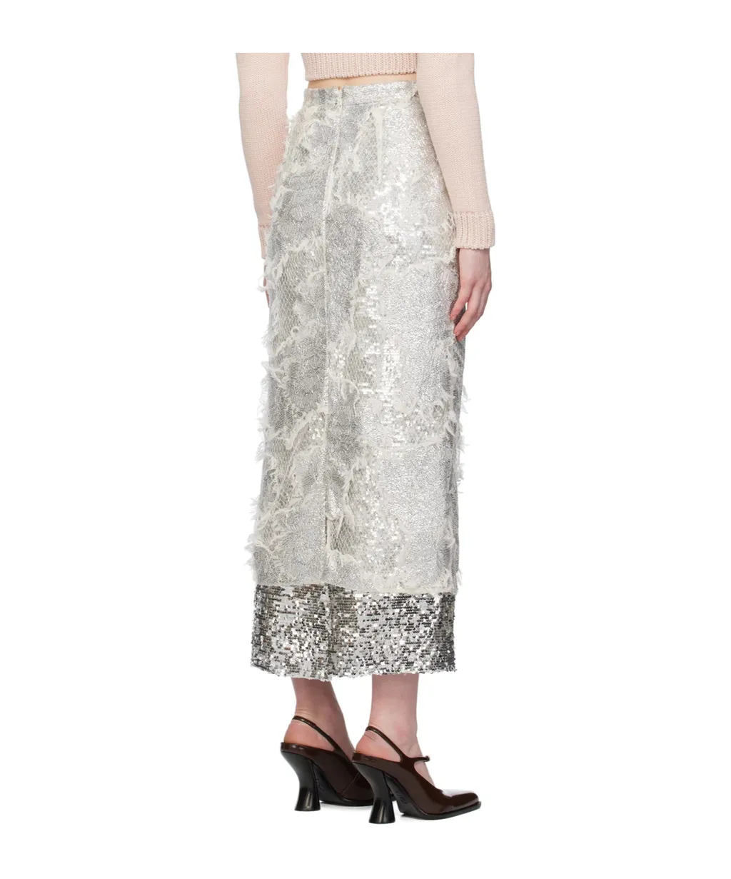 Layered Mid-Length Skirt