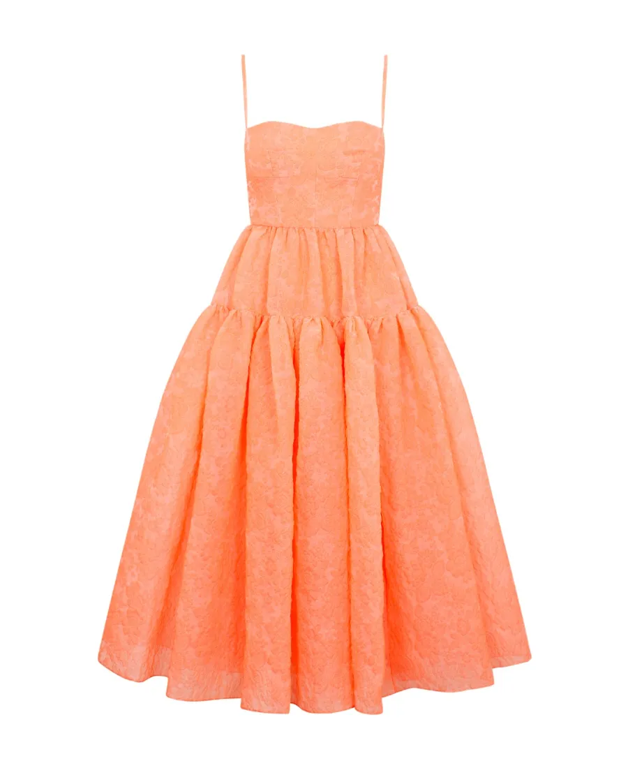 Abelia Organza Midi Dress